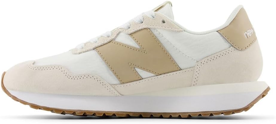 New Balance Women's 237 V1 Sneakers, Sea Salt/Silver Metallic, Size 10